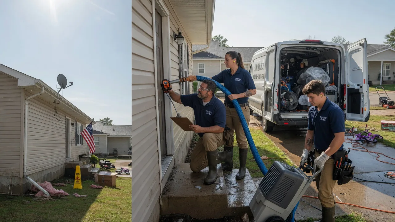Ceiling Water Damage Restoration in Singer, LA near me